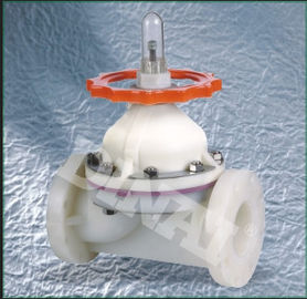 CPVC diaphragm valve Flange Connection Wheel Handle 1/2”(D20mm) ~ 10”(D280mm) DIN/ANSI/JIS