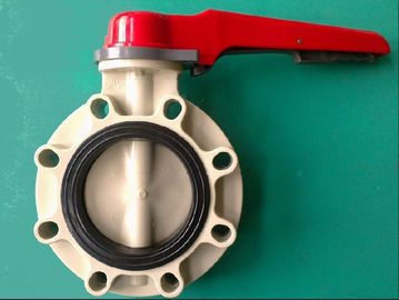 Corrosion-Proof plastic butterfly valve for mining plant,UPVC,CPVC,PVDF,PP,PPH fabricated